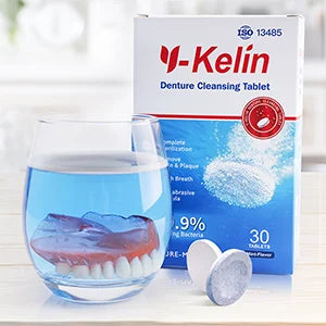 DentiClean™ Compresse Detergenti per Protesi e Apparecchi Dentali – 30 Pezzi