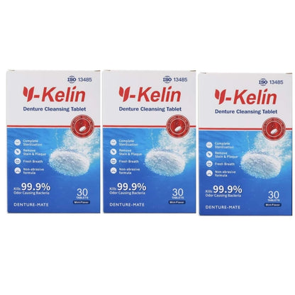 DentiClean™ Compresse Detergenti per Protesi e Apparecchi Dentali – 30 Pezzi